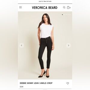 Veronica Beard Debbie Highrise Skinny Size 26